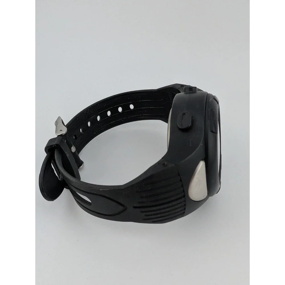 Medline‎ Watch Unisex Black Silver Digital Heart Rate Monitor WR30M- New Battery